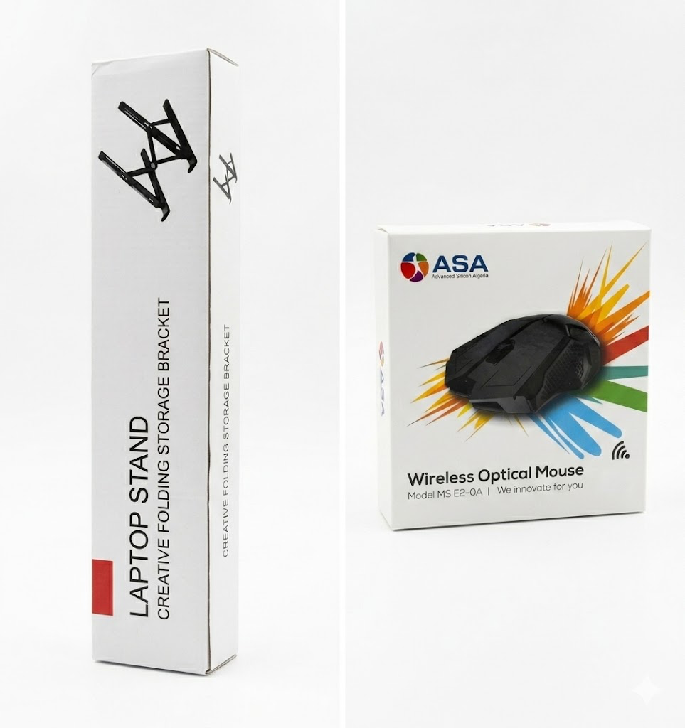 Pack laptop stand + souris sans fils